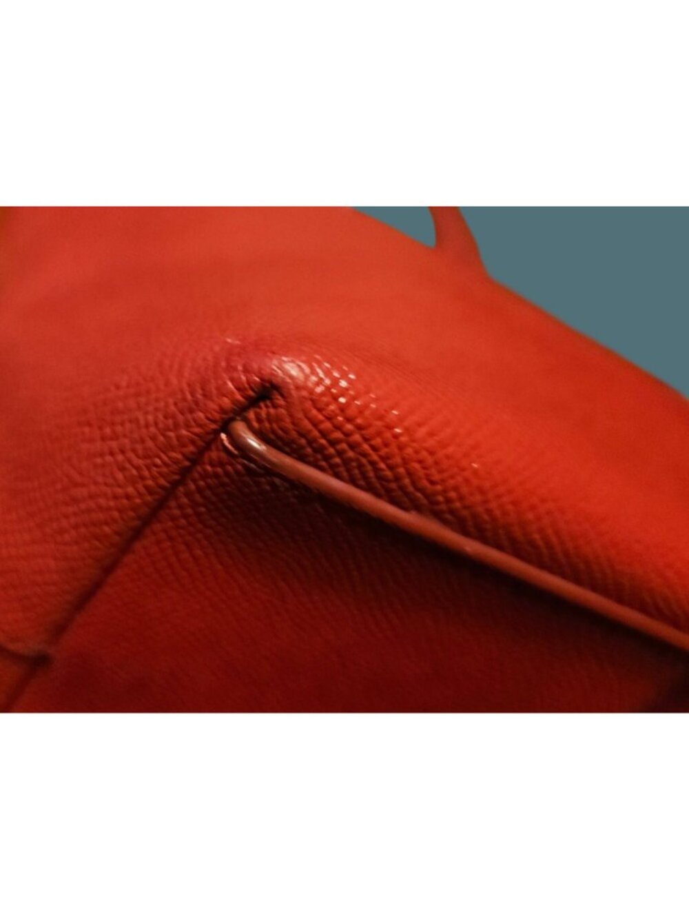 Coach Mini City Zip Tote Crossgrain Leather Red Shoulder Bag- - Picture 5 of 16